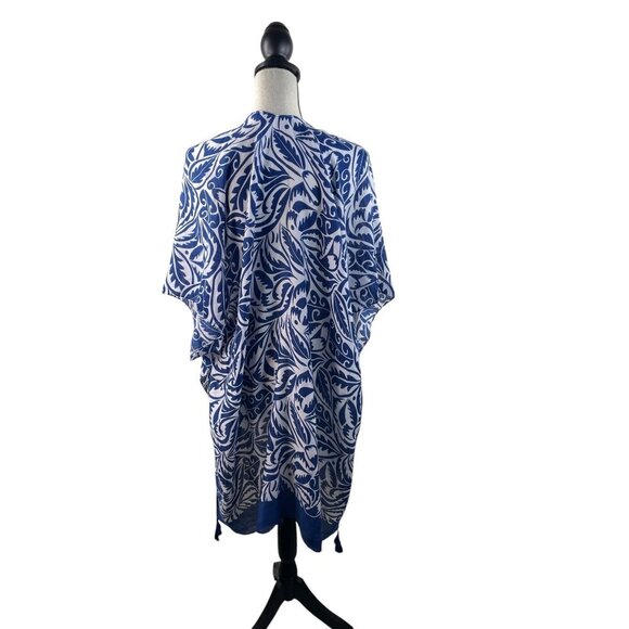 Anthropologie Do Everything In Love Fiona Floral Paisley Kimono O/S - Picture 4 of 7
